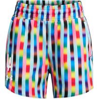 Under Armour Gradient Full Print Design Mid Waist Three Quarter Casual Shorts Women shorts Sky-Blue 1383623-914 XS