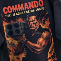 Phantom Commando Kommando Arnold Schwarzenegger Retro 80s 90s T-Shirt Gift 4XL