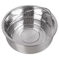 22cm Stainless Steel Steamer Basket Vegetable Dumpling Steamer Insert for Instant Pot Accessories with Handle Strainer