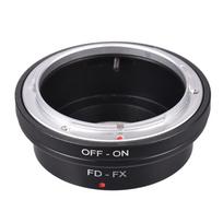 FD-FX Canon FD objektyvui į FX jungties fotoaparato objektyvo adapteris, skirtas Fujifilm Fuji XT10 XT20 XT30 XT2 XT3 XT5 XE4 XE3 XA5 XA3 XS20 X-PRO2 juoda