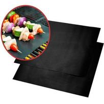 10 vnt Nelipnus BBQ Magic grilio kilimėlis, puikiai tinkantis kepti ant dujinių karščiui atsparių 2pcs