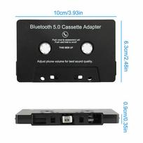 Belaidis „Bluetooth 5.0“ kasetinis adapteris automobilinis MP3 laisvų rankų įrangos papildomas stereogarsas stereo garso juostos kasečių grotuvas