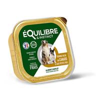 Equilibre Dog Canard 300g paštetas šunims su kiauliena ir antiena