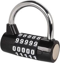 Pakabinama spyna lagaminui Cipher K7, juoda