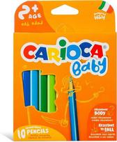 Spalvoti pieštukai Carioca Baby, 10 vnt.