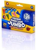 Vaškinės kreidelės Astra Jumbo, 24 vnt.