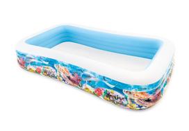 Pripučiamas baseinas Intex Swim Center SeaLife, 305x183x56 cm