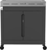 "barbecook Premium Buddy" lauko grilio stalas su daiktadėže ir integruotu butelių atidarytuvu, skirtas dujiniam griliui, 84 x 46 x 90 cm