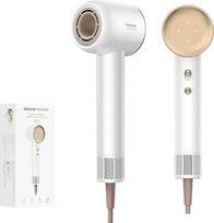 "Dreame Hair Glory" plaukų džiovintuvas, greitai džiūstantis, 110 000 aps/min. greičiu veikiantis variklis, 70 m/s oro srauto greitis, galinga neigiamų jonų technologija, lengvas, temperatūros ir greičio valdymas, baltas