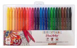 Dvipusiai flomasteriai Alpino 24vnt.
