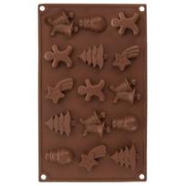 Orion kepimo forma, 29x17 cm, Sausainių forma silikoninė oranžinė šventinė SILLINIE