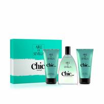 Rinkinys Aire Sevilla Chic… moterims: dušo želė, 150 ml + tualetinis vanduo EDT, 150 ml + drėkinamasis kremas, 150ml