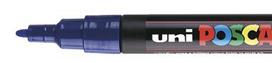 Žymeklis UNI Posca PC-3M, apvalus, 0.9 - 1.3 mm, mėlynas