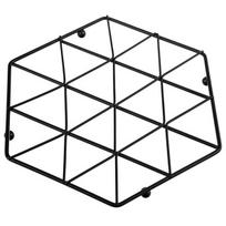 Padėkliukas puodui, 22,5 cm, Padėkliukas puodui metalinė juoda RADKA 22,5 cm