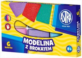 Astra modelinas su blizgučiais, 6 spalvos