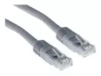 U/UTP Cat6a patch cable LSZH 3m gray