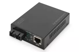 DIGITUS Konverter Gigabit PoE   Singlem.Media RJ45/SC SM PSE