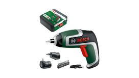 Akumuliatorinis suktuvas Bosch IXO 7; 3,6 V; 1x2,0 Ah akum.; su 12 priedų