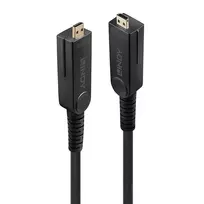 Lindy Hybrid Micro-HDMI Fiber Optic Cable 10m