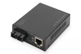 DIGITUS Konverter Gigabit PoE   Multim. Media RJ45/SC MM PSE