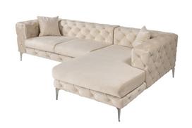 Minkštas kampas Atelier del Sofa Como Eco Right, smėlio spalvos