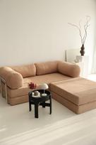 Modulinė sofa Asir Nook, ruda