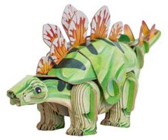 Popierinė 3D dėlionė Makebug Stegozauras MB-D-0038