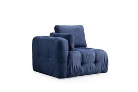 Fotelis Atelier del Sofa Amaris L1, tamsiai mėlynas