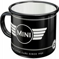 Nostalgic-art Emaliuotas puodelis Mini Logo Black
