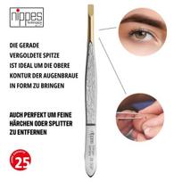 Nippes Solingen pincetai su paauksuotu galiuku