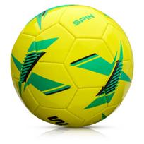 Futbolo kamuolys Meteor Spin #3 vaikams, geltonai-žalias, Dydis 3