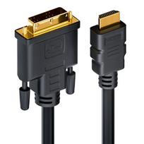 Deleycon Hdmi į Dvi kabelis 7.5m, 1080p Full Hd
