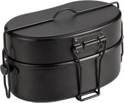 Stovyklavimo indų rinkinys: puodas, keptuvė, garpuodė, 1.1 L