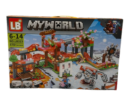 Konstruktorius LED My World Minecraft