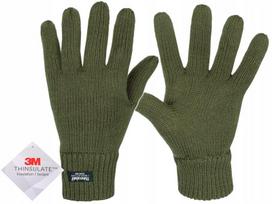Vyriškos žieminės pirštinės Mil-Tec Thinsulate, olive