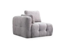 Fotelis Atelier del Sofa Amaris L1, šviesiai pilkas