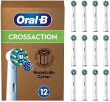 Elektrinio dantų šepetėlio antgalis Oral-B Pro CrossAction White (pack of 12)