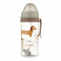 Neišsipilanti gertuvė su šiaudeliu Canpol Babies Dogs, 350 ml