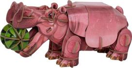 Popierinė 3D dėlionė Makebug Begemotas MB-D-0019