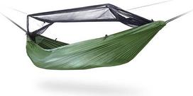"DD Frontline Hammock" - lengvas stovyklavimo džiunglėse hamakas su tinkleliu nuo uodų (miško žalia)