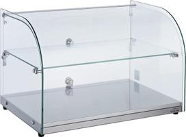 LACOR Neutra 69601 Stiklinė maisto produktų duonos dėžė, tortų vitrina, nerūdijantis plienas 55,4 x 37,6 x 37 cm 45 L, krištolo skaidrumo
