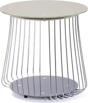 Nuorodos Rivoli 50100160 Kavos staliukas Skersmuo 50 cm Stiklas Cappuccino