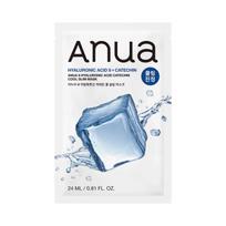 Anua Hyaluronic Acid 8 Catechin Cool Slim Mask drėkinamoji ir raminamoji veido kaukė, 1 vnt.