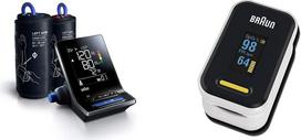 "Braun" pulsoksimetras 1 (YK-81CEU) ir išmanusis kraujospūdžio matuoklis "Braun ExactFit 5 Connect" (BUA6350EU)