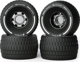All-Terrain Longboard ratai 100mm Elektriniai riedlentės ratai 78A High Rebound ratai Uretano ratai