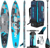 Bluefin SUP Rogue 12'6 Stand Up Paddle Board | Pripučiama turistinė irklentė | Turistinė SUP lenta su anglies irklente | SUP lenktynės | Komplekte yra priedai | Nešiojama ir saugi kelionėms, Rogue 12'6 IJs