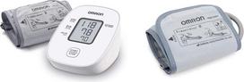 OMRON X2 Basic automatinis kraujospūdžio matuoklis, skirtas kraujospūdžio stebėjimui namuose, ir maža OMRON manžetė 9515373-3 (17-22 cm), skirta OMRON viršutinės rankos kraujospūdžio matuokliams