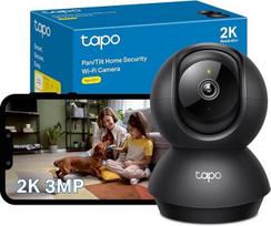 Tapo C211 2K 3MP panoraminis/pakreipiamas vidaus kamera Namų apsaugos kamera "WiFi" kamera Be mėnesinio mokesčio AI aptikimo šuns kamera Kūdikių kameros monitorius CCTV 360° vaizdas Naktinis matymas Veikia su "Alexa