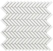 Intermatex Spanija Mozaika Chevron Baltas Gloss 28,3*27,7 #S