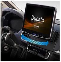Automagnetola Alpine „Halo11 iLX-F115D“ komplektas, skirtas „Fiat Ducato 8“